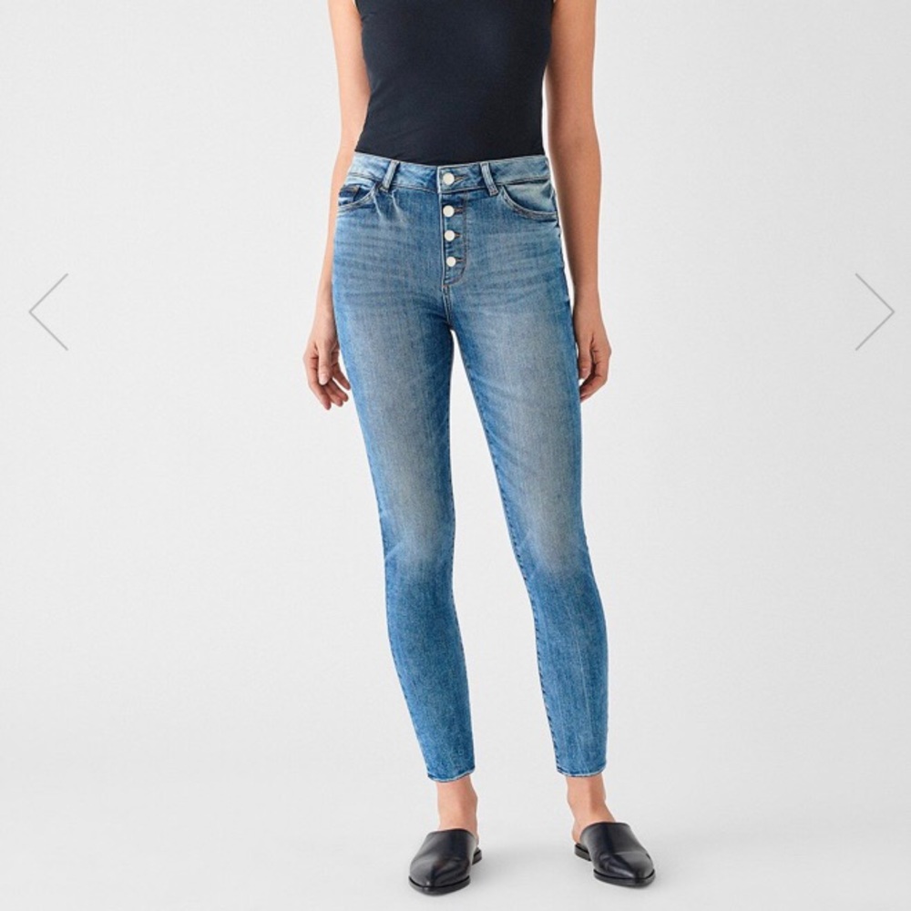 DL1961 Farrow ankle high rise skinny jeans